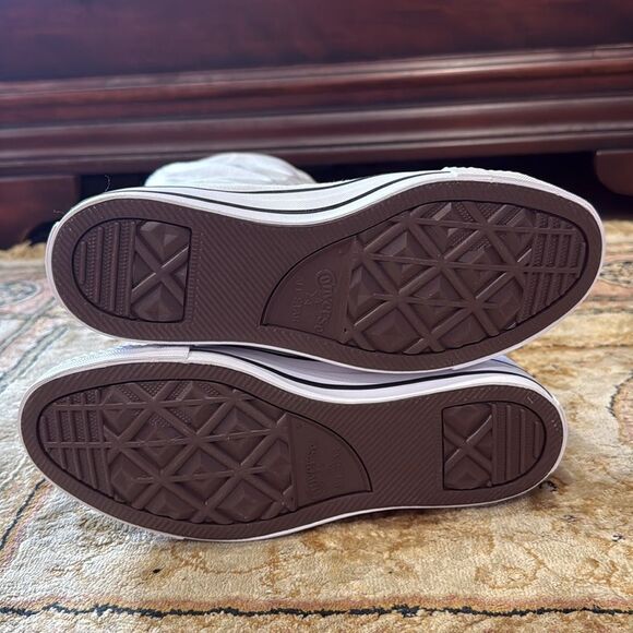 Converse CT All-Star XX-Hi Top Y2K Women’s Sz 8 White Lace-Up Knee-High Sneakers - Picture 8 of 14